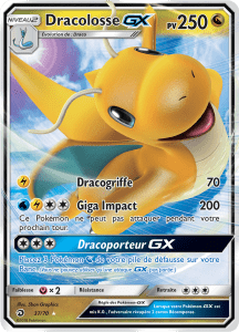 Dracolosse GX - Majesté des Dragons - 037 - Holographique rare GX