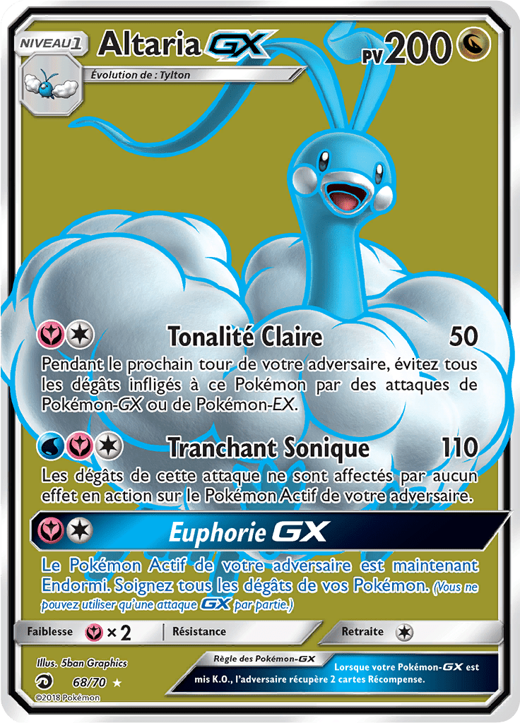 Altaria GX - Majesté des Dragons - 068 - GX Full Art