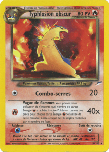 Typhlosion obscur - Neo Destiny - 010 - Holographique