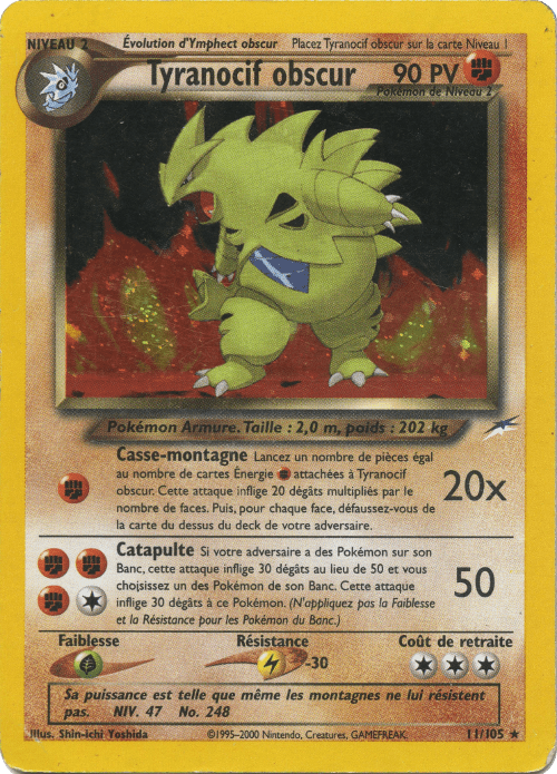 Tyranocif obscur - Neo Destiny - 011 - Holographique