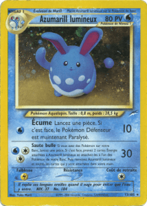 Azumarill lumineux - Neo Destiny - 013 - Holographique