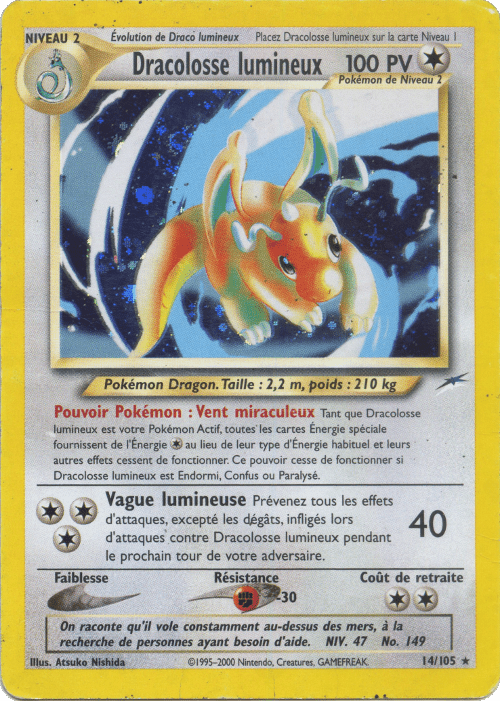 Dracolosse lumineux - Neo Destiny - 014 - Holographique