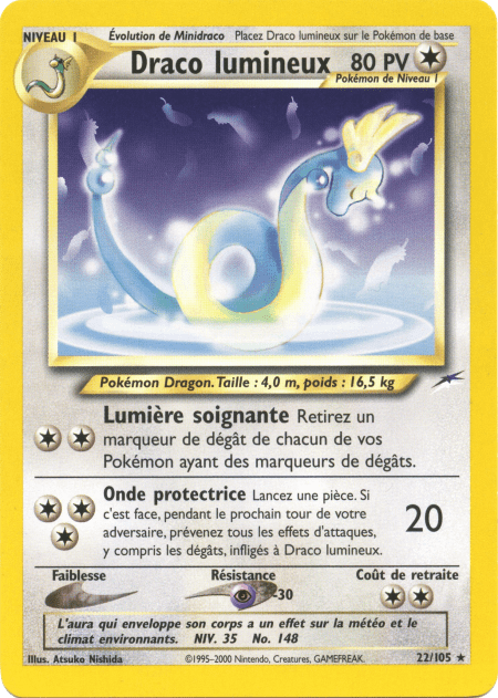 Draco lumineux - Neo Destiny - 022 - Rare