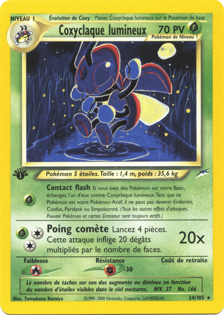 Coxyclaque lumineux - Neo Destiny - 024 - Rare