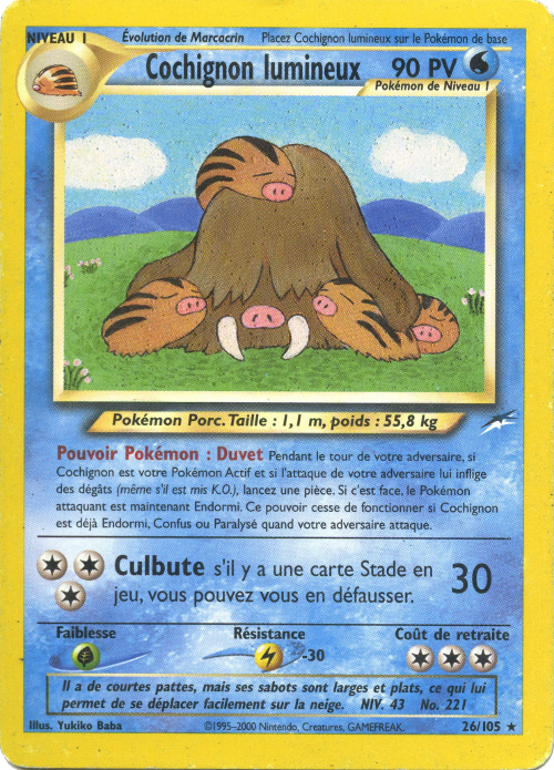 Cochignon lumineux - Neo Destiny - 026 - Holographique