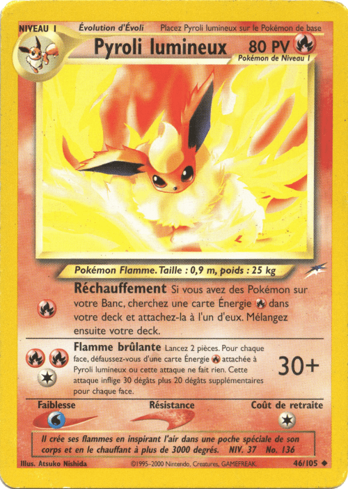Pyroli lumineux - Neo Destiny - 046 - Peu commune