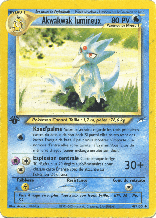 Akwakwak lumineux - Neo Destiny - 047 - Peu commune