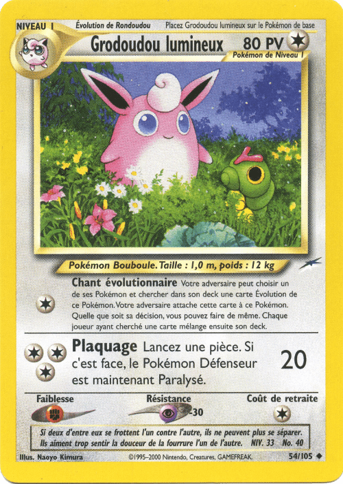 Grodoudou lumineux - Neo Destiny - 054 - Peu commune