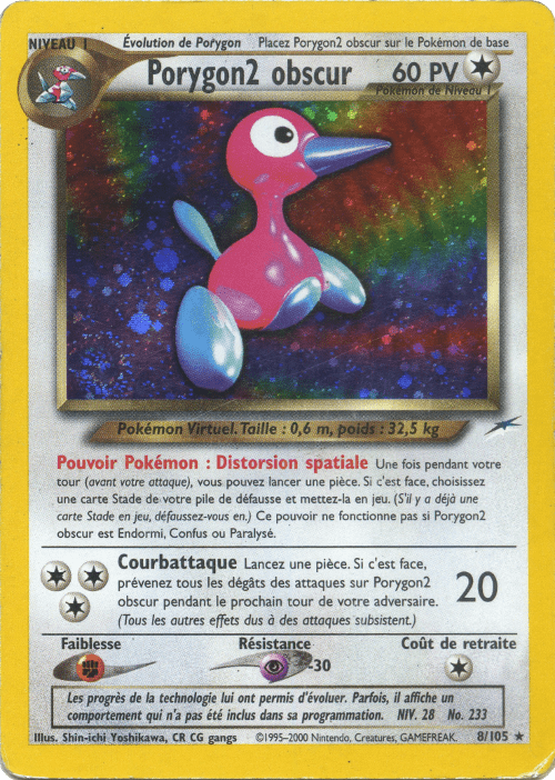 Porygon2 obscur - Neo Destiny - 008 - Holographique