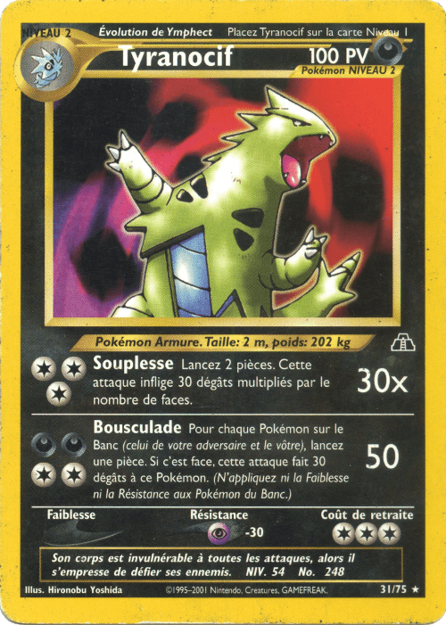 Tyranocif - Neo Discovery - 031 - Rare