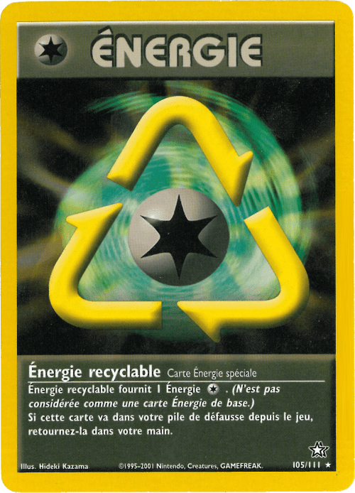 Énergie recyclable - Neo Genesis - 105 - Rare