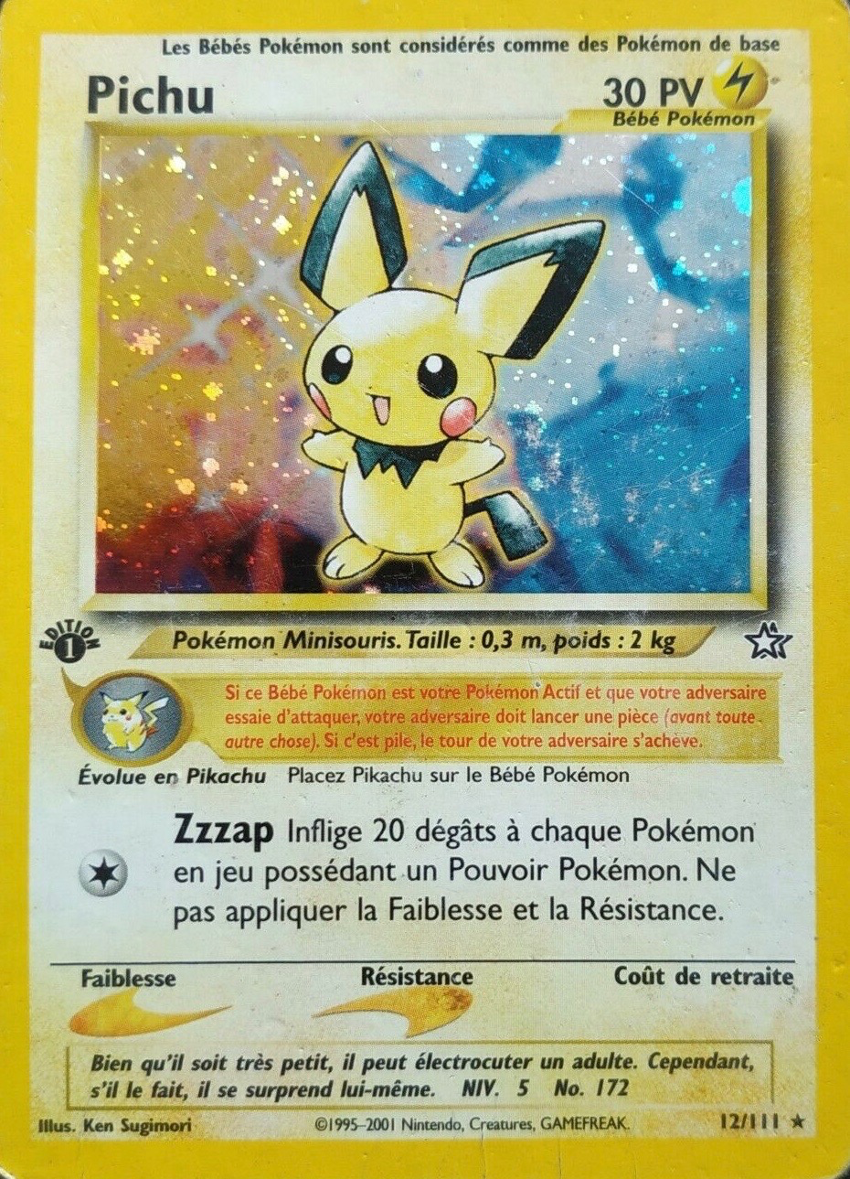 Pichu - Neo Genesis - 012 - Holographique
