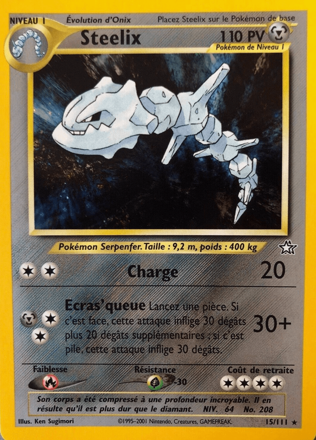 Steelix - Neo Genesis - 015 - Holographique