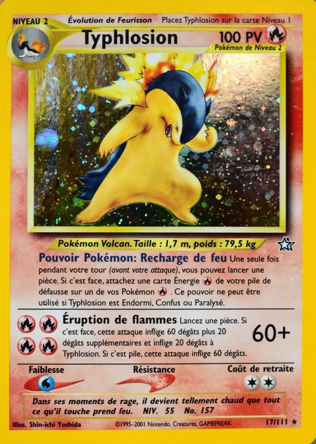 Typhlosion - Neo Genesis - 017 - Holographique