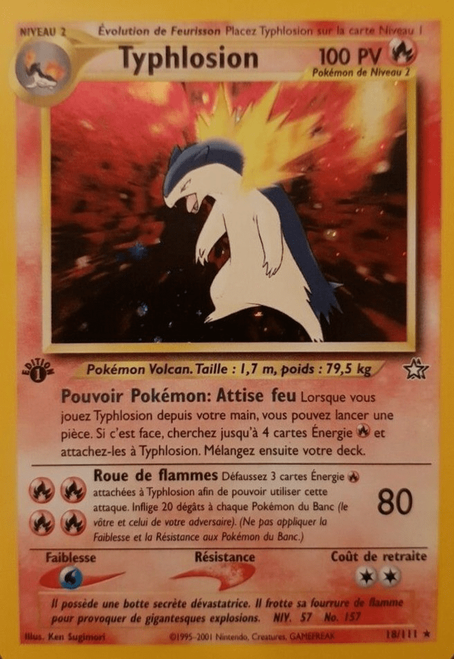 Typhlosion - Neo Genesis - 018 - Holographique