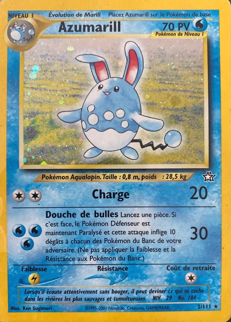 Azumarill - Neo Genesis - 002 - Holographique