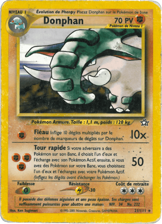 Donphan - Neo Genesis - 021 - Rare