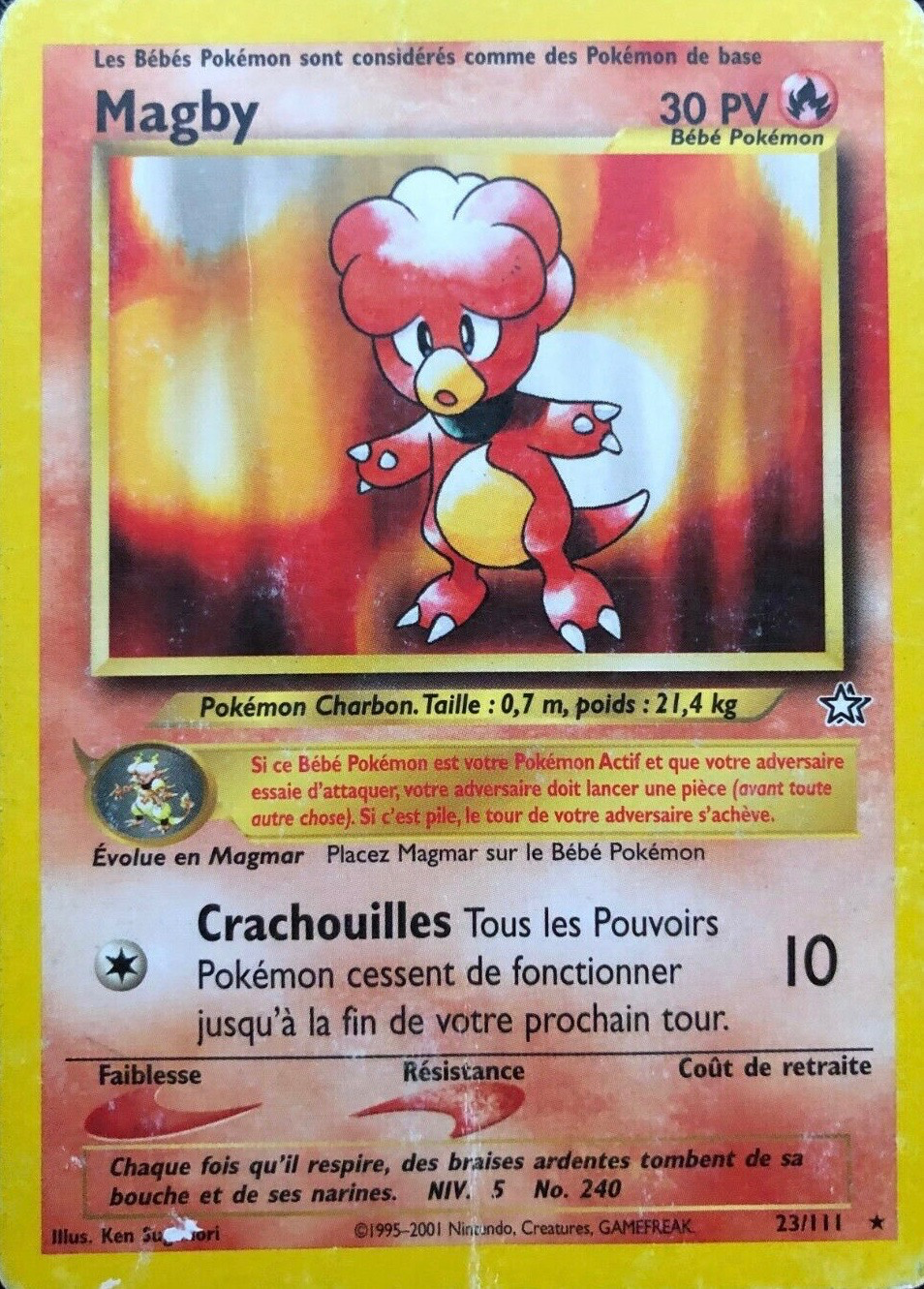 Magby - Neo Genesis - 023 - Rare
