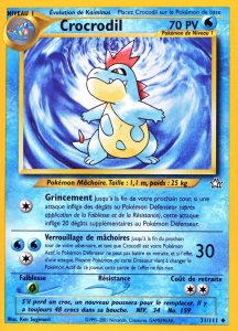 Crocrodil - Neo Genesis - 031 - Peu commune