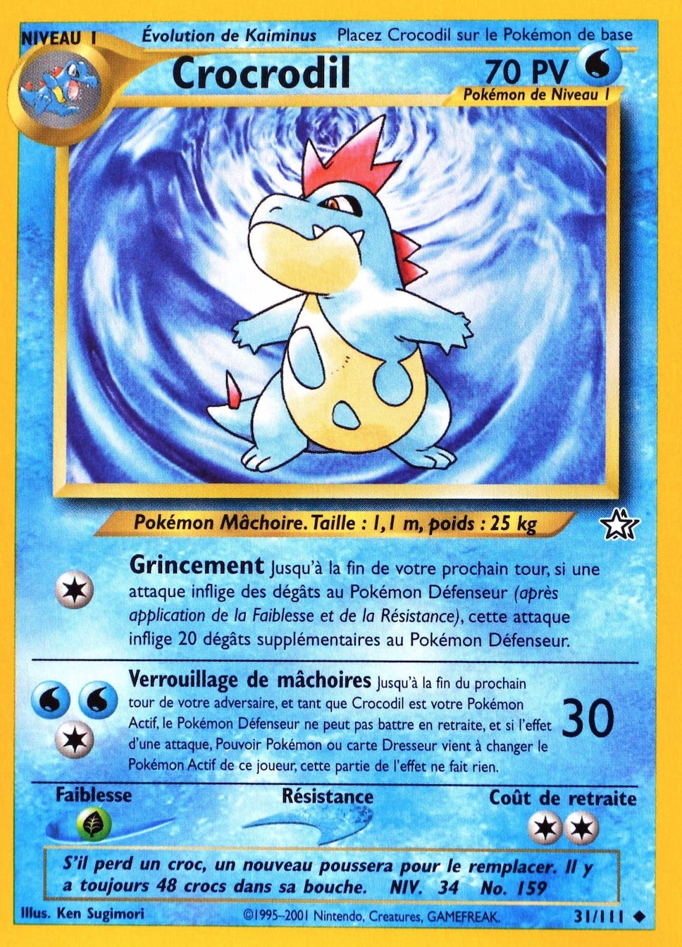 Crocrodil - Neo Genesis - 031 - Peu commune