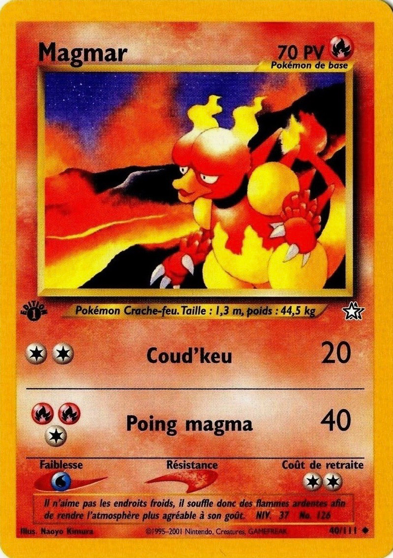 Magmar - Neo Genesis - 040 - Peu commune