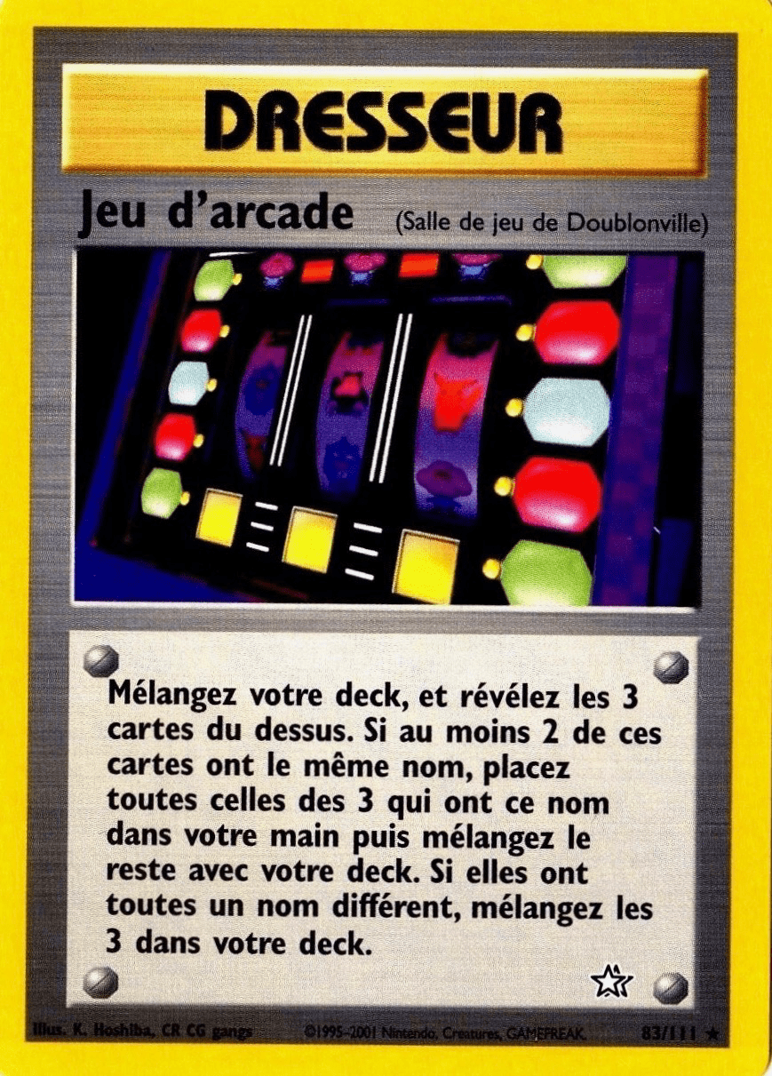 Jeu d'arcade - Neo Genesis - 083 - Rare