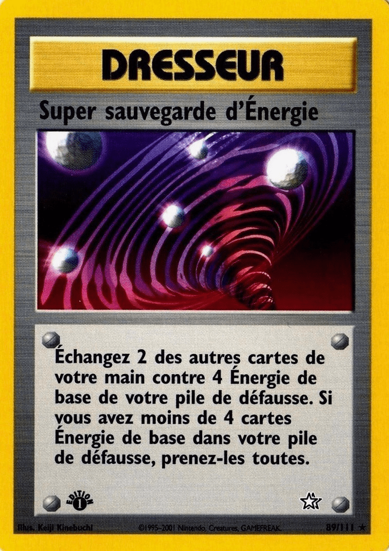 Super sauvegarde d'Énergie - Neo Genesis - 089 - Rare