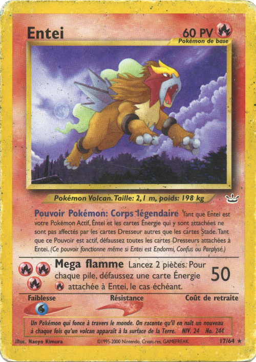Entei - Neo Revelation - 017 - Rare