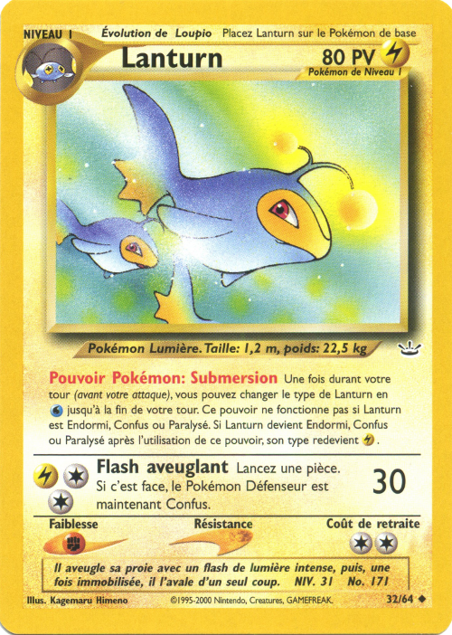 Lanturn - Neo Revelation - 032 - Peu commune