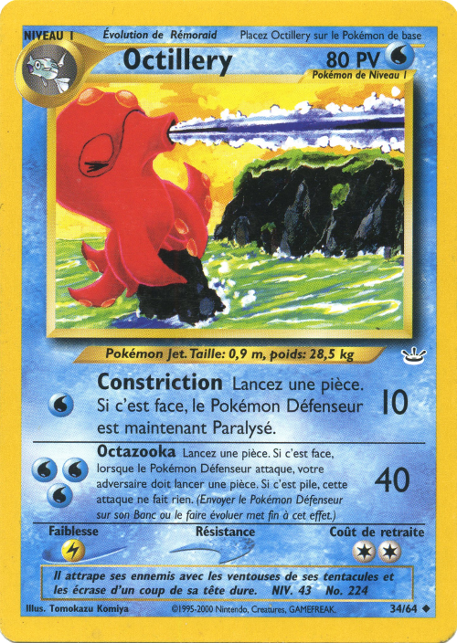 Octillery - Neo Revelation - 034 - Peu commune
