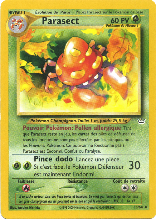 Parasect - Neo Revelation - 035 - Peu commune
