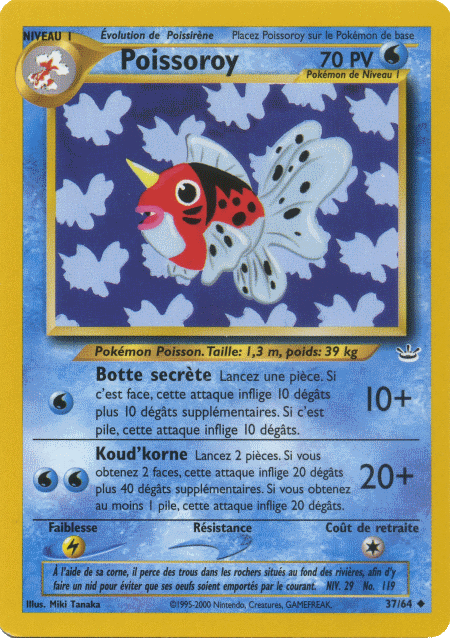 Poissoroy - Neo Revelation - 037 - Peu commune