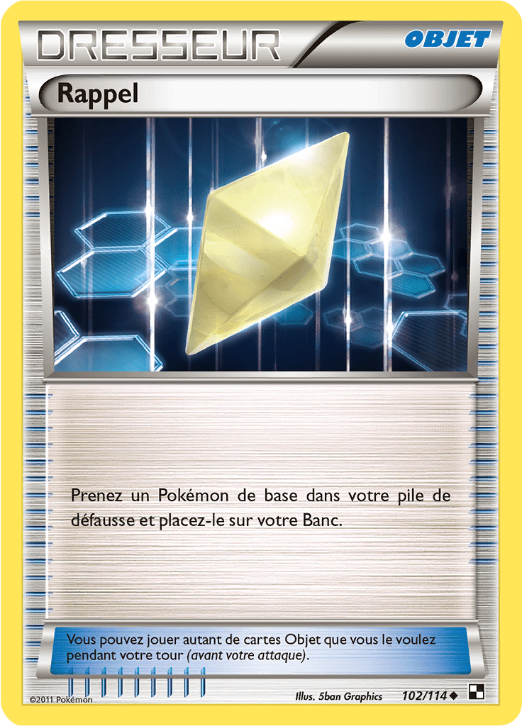 Rappel - Noir & Blanc - 102 - Peu commune