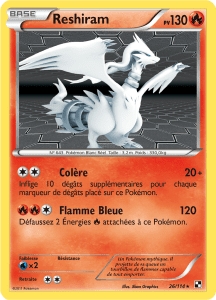 Reshiram - Noir & Blanc - 026 - Holographique