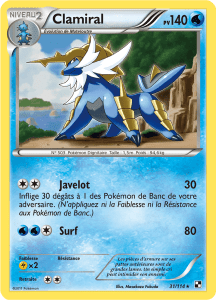 Clamiral - Noir & Blanc - 031 - Holographique rare