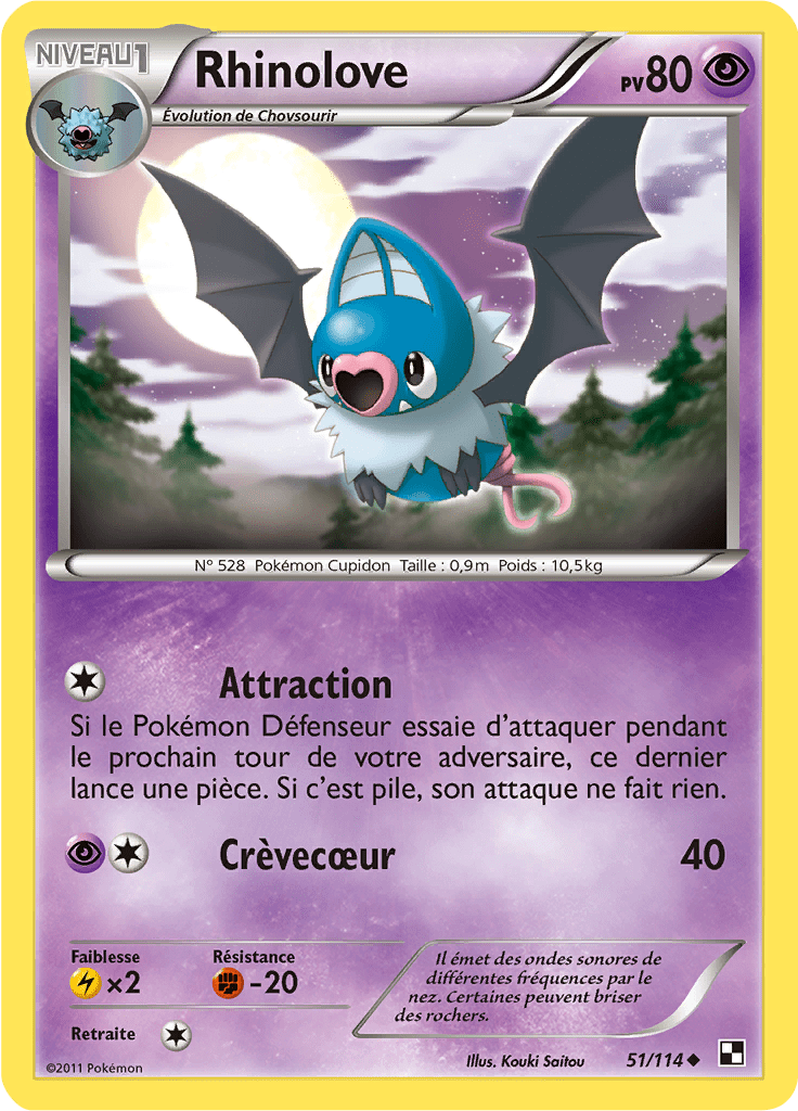 Rhinolove - Noir & Blanc - 051 - Peu commune