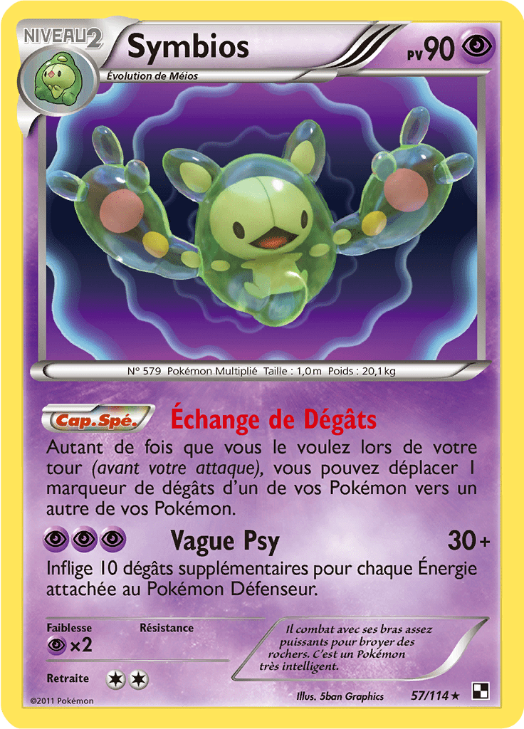 Symbios - Noir & Blanc - 057 - Holographique rare