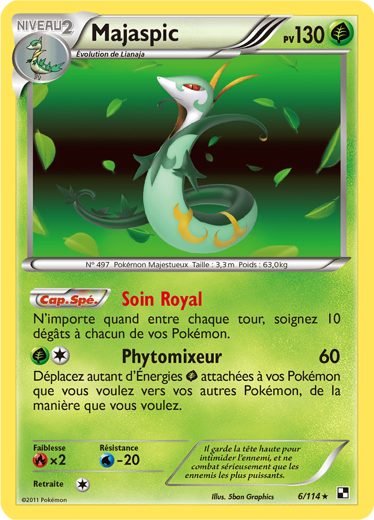 Majaspic - Noir & Blanc - 006 - Holographique rare