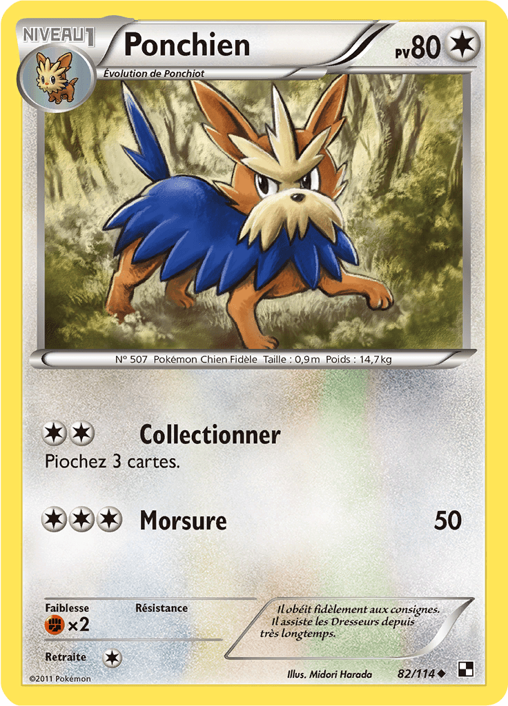 Ponchien - Noir & Blanc - 082 - Peu commune