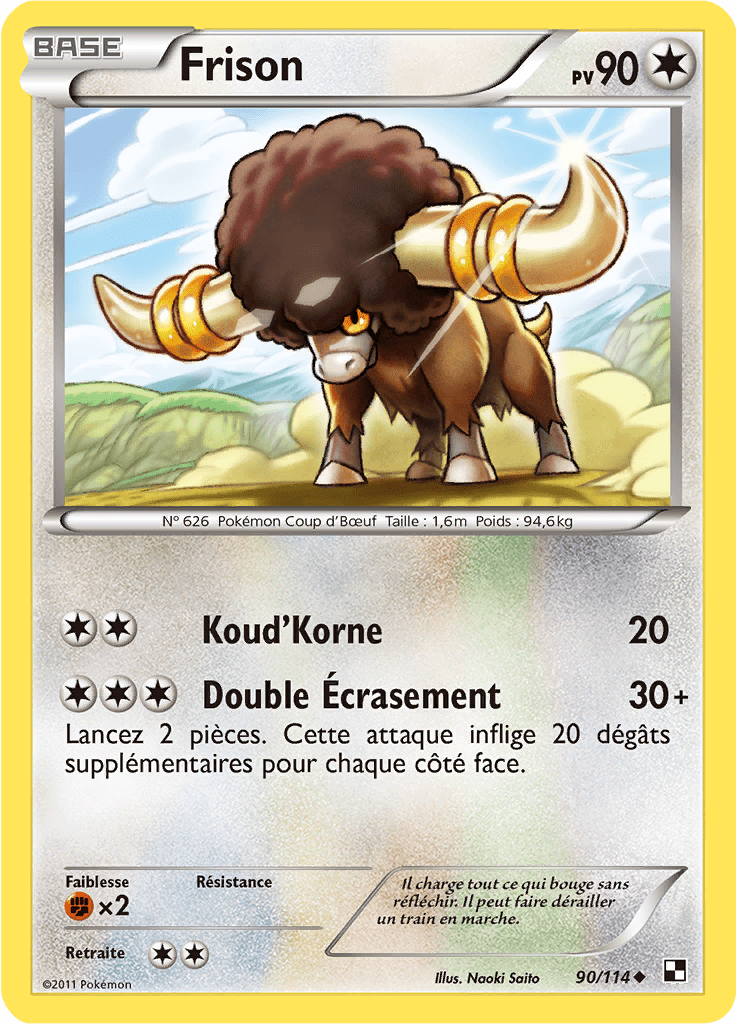 Frison - Noir & Blanc - 090 - Peu commune