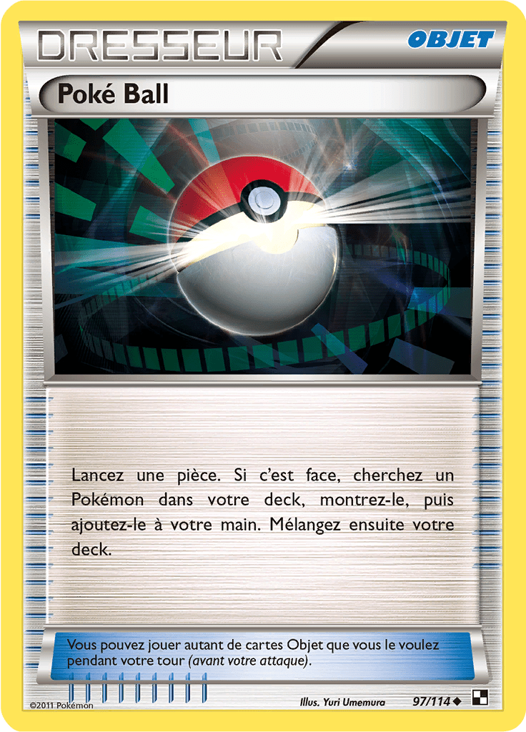 Poké Ball - Noir & Blanc - 097 - Peu commune