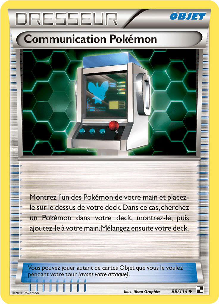 Communication Pokémon - Noir & Blanc - 099 - Peu commune