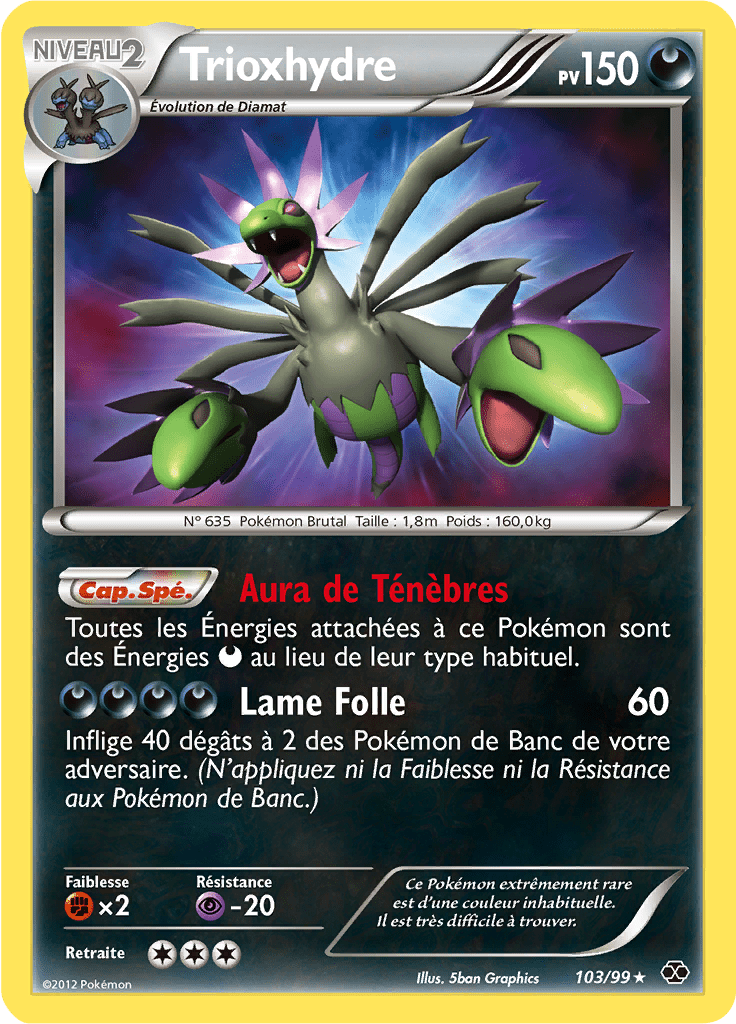 Trioxhydre - NB Destinées Futures - 103 - Shiny rare