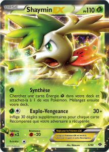 Shaymin EX - NB Destinées Futures - 005 - Holographique rare EX