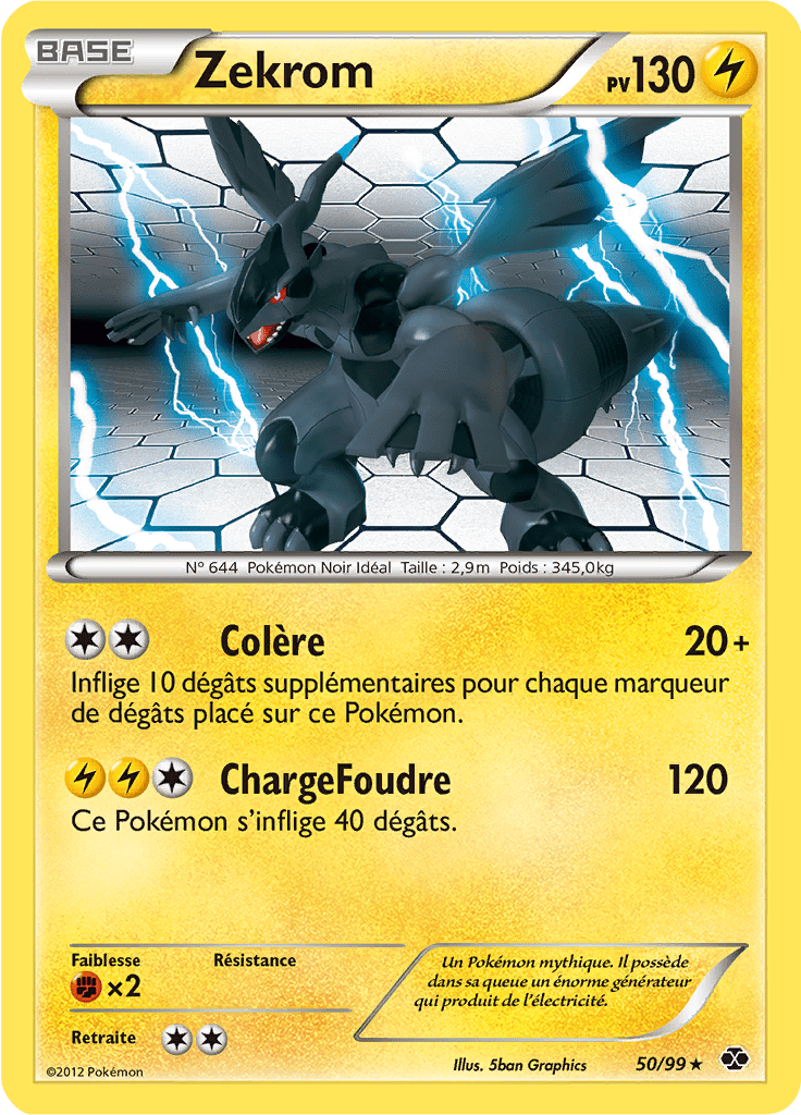 Zekrom - NB Destinées Futures - 050 - Rare