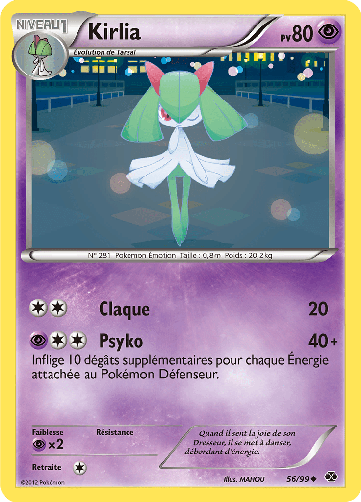 Kirlia - NB Destinées Futures - 056 - Peu commune