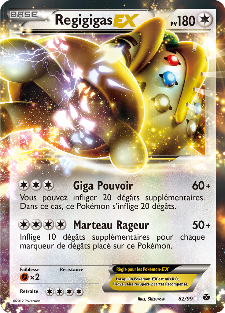 Regigigas EX - NB Destinées Futures - 082 - Holographique rare EX