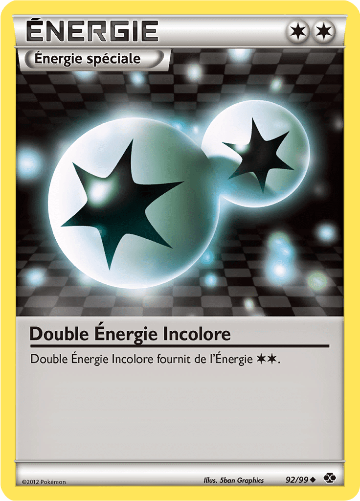 Double Énergie Incolore - NB Destinées Futures - 092 - Peu commune