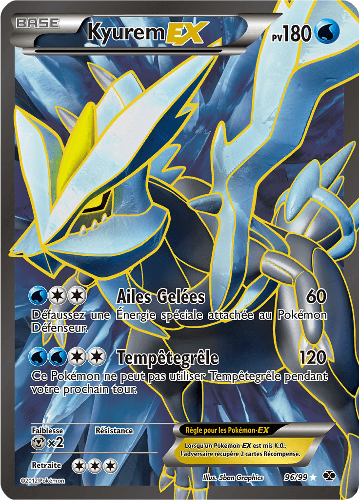 Kyurem EX - NB Destinées Futures - 096 - EX Full Art
