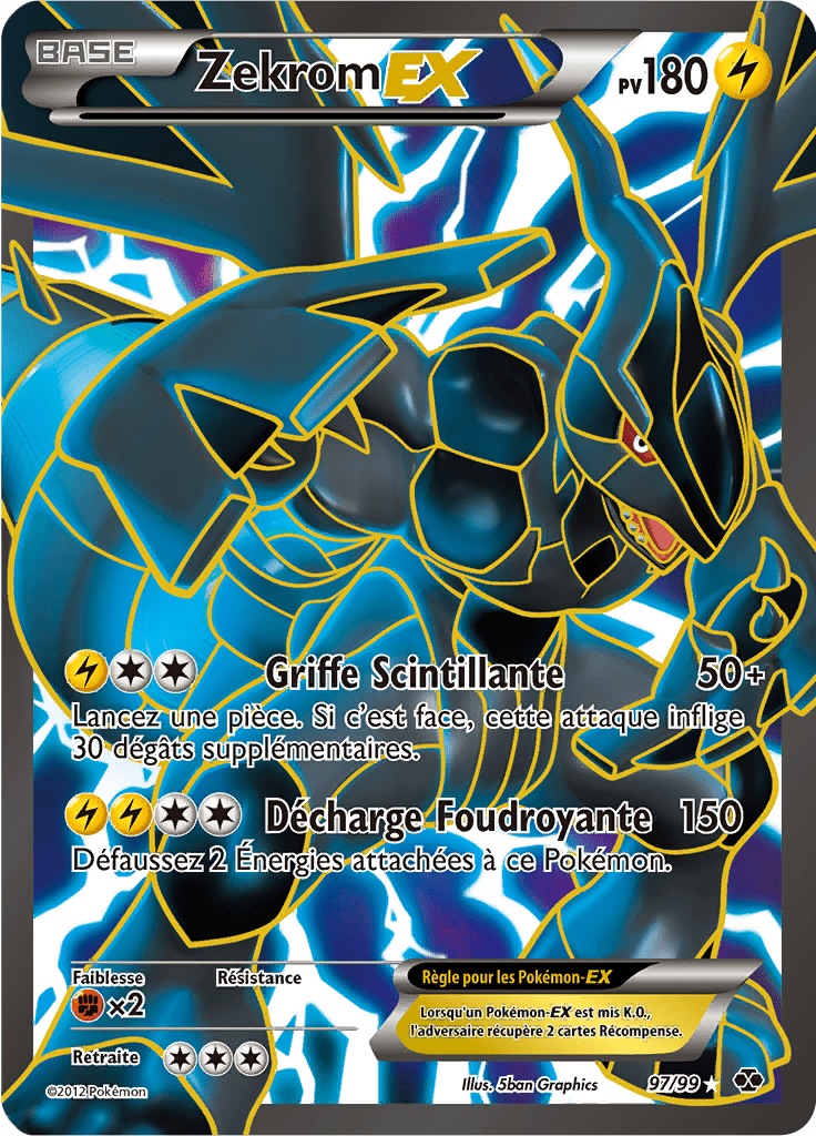 Zekrom EX - NB Destinées Futures - 097 - EX Full Art